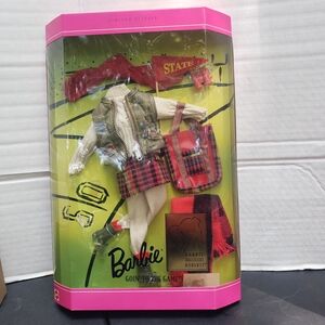 Barbie Goin' to the Game Doll with Red Plaid Outfit